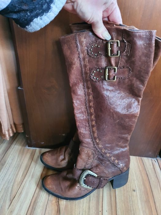 Сапоги, натуральная кожа. Турция. 38 размер