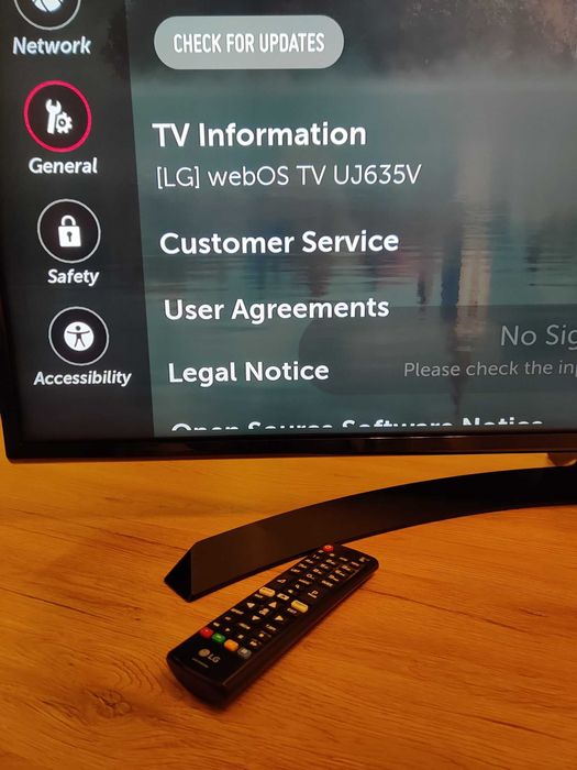 Телевизор LG 49" SmartTV със забележки