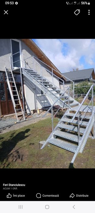 De vânzare scări zincate confecții pe comandă la cererea clientu,102x8