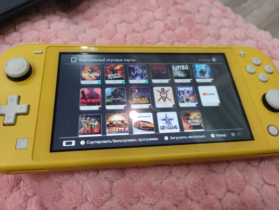 Nintendo switch lite с играми