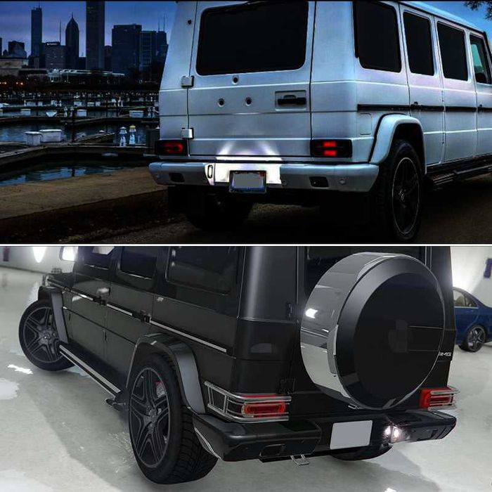 LED плафони за заден регистрационен номер за Mercedes G class W463