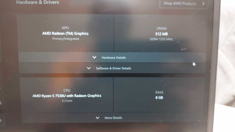 Лаптоп Dell Vostro 3535
