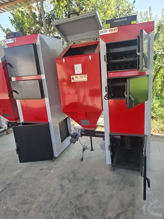 Твёрдотопливные котлы производственные в Узбекистане