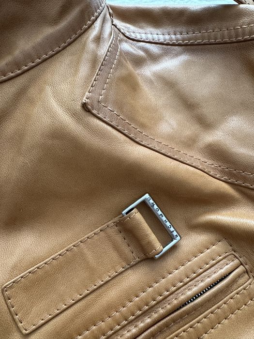 Geaca piele Richmond S maro