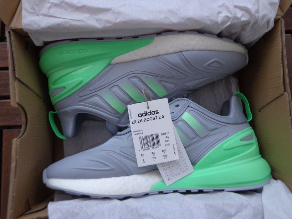 Мъжки маратонки Adidas ZX 2K Boost 2.0 Halo Silver размер 42,5