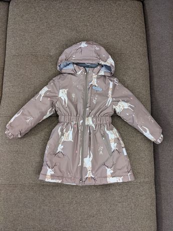 Crockid зимняя куртка для девочки 98-104