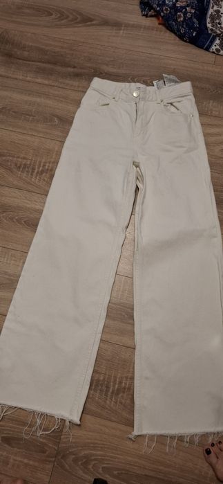 Pantaloni albi Jeans