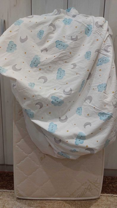 Бебешка кошара/люлка/легло Lorelli + матрак Magniflex Bamboo