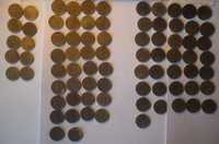 Лот- 3 номинала, с 3 вида патина, в 4 съст., от 445бр. монети-1974 г.