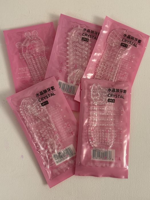 Set de 5 prezervative transparente