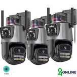 3 броя камера безжична двойна WI-FI 6MP