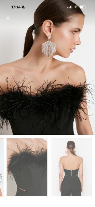 Corset cu detaliu puf