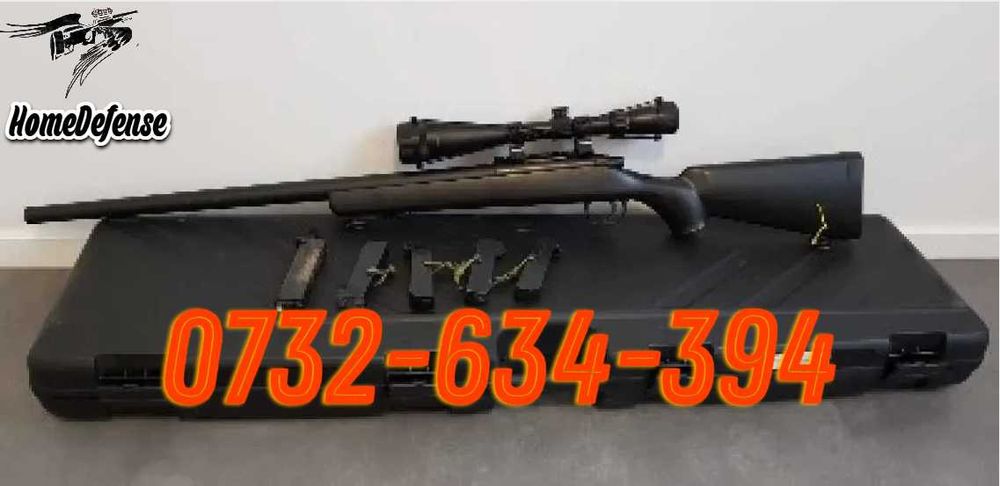 Pusca AIrsoft SpecnaARMS (Interne Otel) Upgrade 8jouli Bile+Luneta