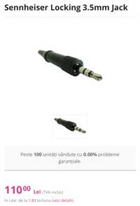 Mufa jack stereo sennheiser evolution , spliter jack