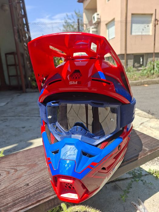 Каска с очила Alpinestars