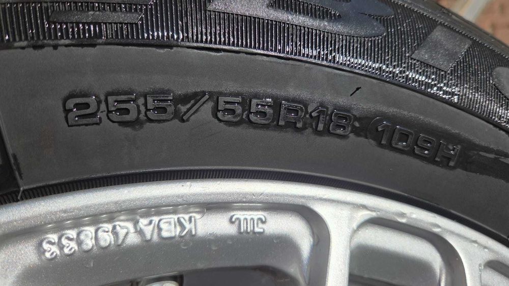 Vând set 4 jante 18” cu anvelope 255/55/R18 pentru BMW X5