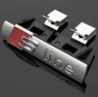 S-line Емблема за Предна Решетка за АУДИ AUDI S Line A3 A4 A6 S3 S4 S6