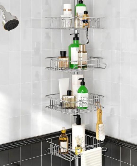 Телескопична етажерка за баня