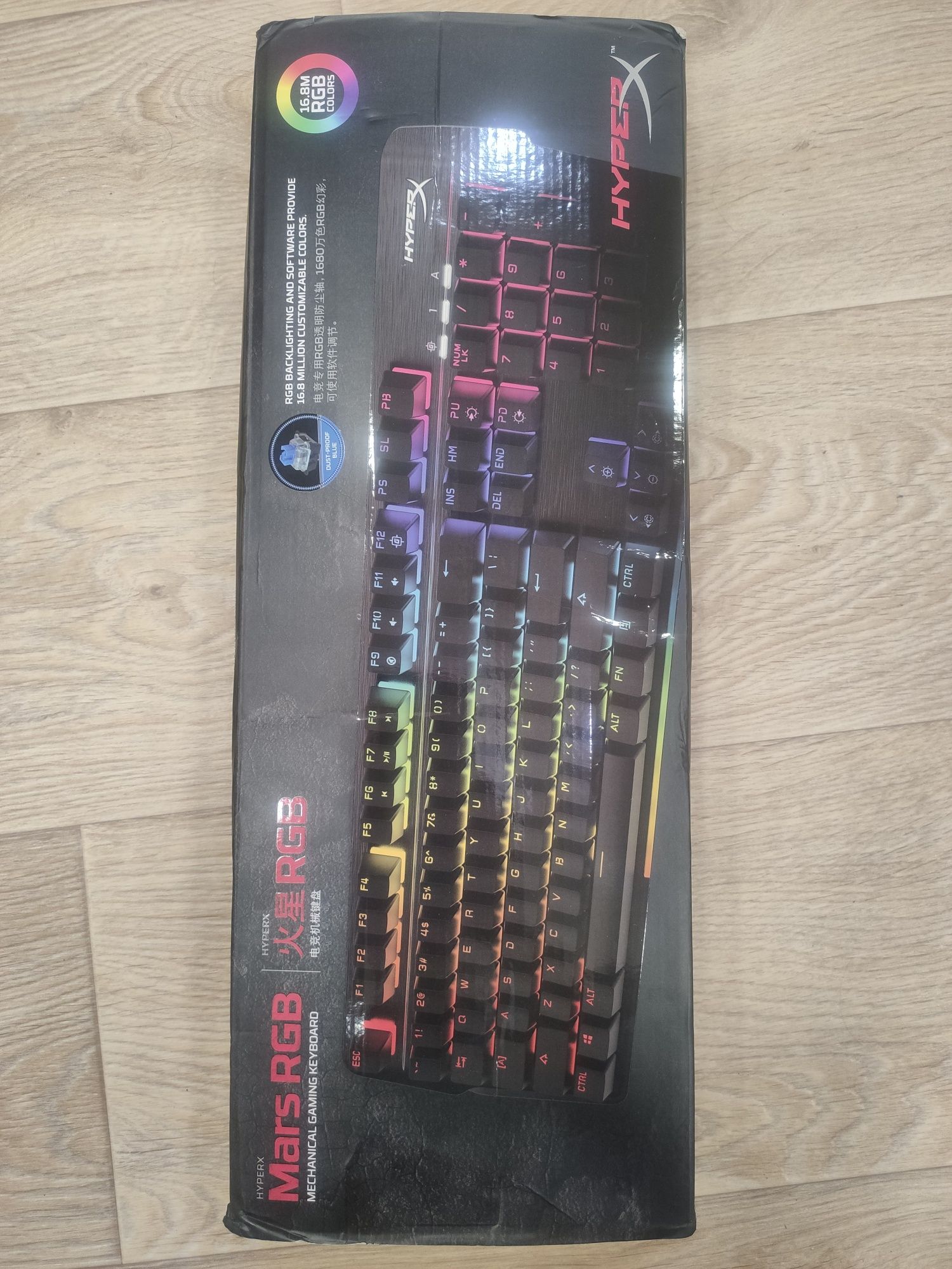 KINGSTON HyperX Mars RGB на синих свичах