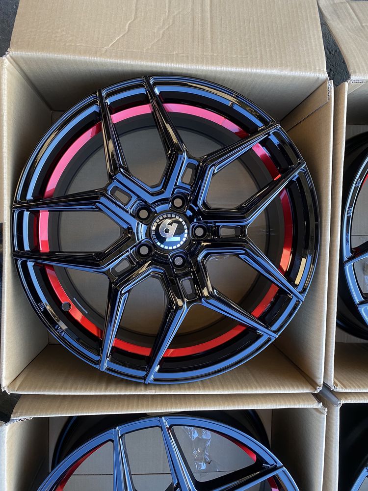 set jante noi SEVENTY RED 5x112 R19 9,5J ET38 -AUDI A5 A6 A7 A8 Q3 Q5