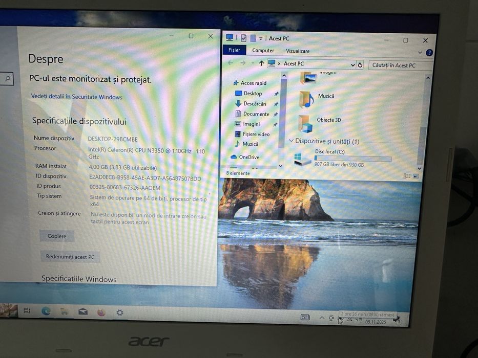 Laptop acer aspire es1-533