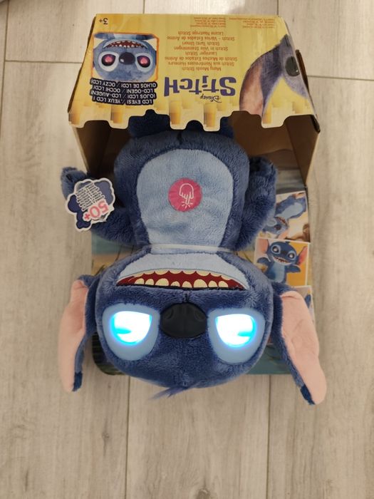 Jucarie interactiva Just Play, Many Moods Stitch, 36cm, efecte vizuale