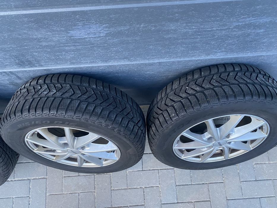 Jante 16 5x112 cu cauciucuri de iarna