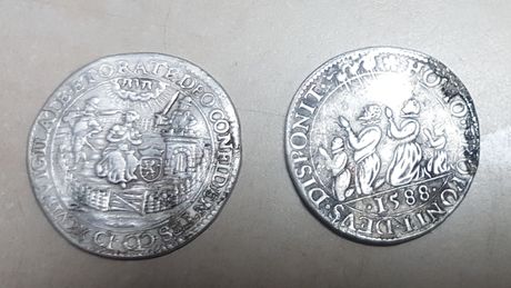 Vând Jeton / Monedă Argint Foarte RAR 1588 / 1594 Republica Olandeză
