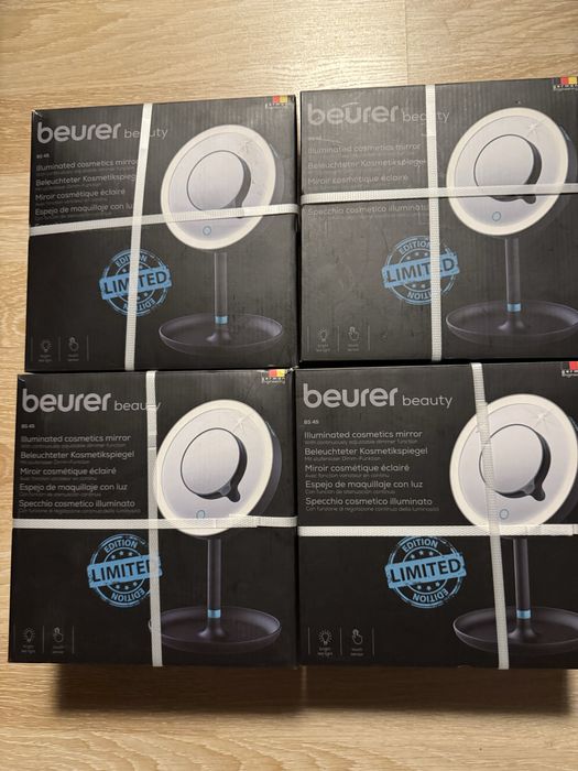 Oglinda machiaj cosmetica BEURER 45 black cu LED