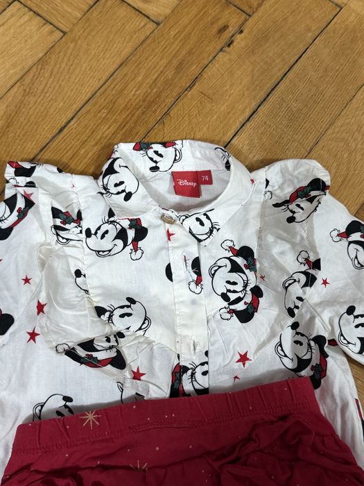 Set mos craciun mickey mouse 6-9 luni