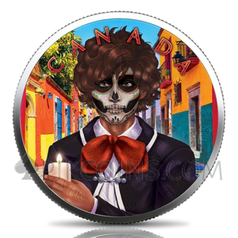 Сет сребърни монети Dia De Muertos