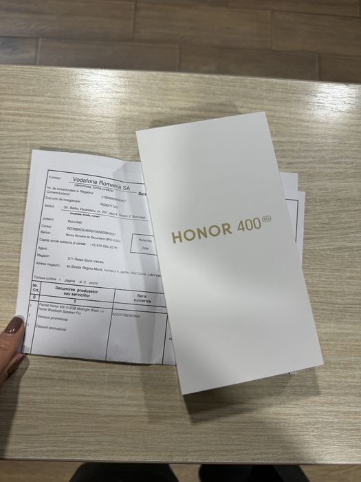HONOR 400, 8GB RAM, 512GB ROM, Black, NOU/Sigilat, Garantie 2 ANI!!!