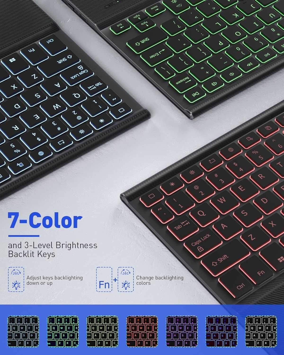 Husa Premium Tst + track, RGB, Galaxy Tab S9 Plus, REDUS de la 300RON