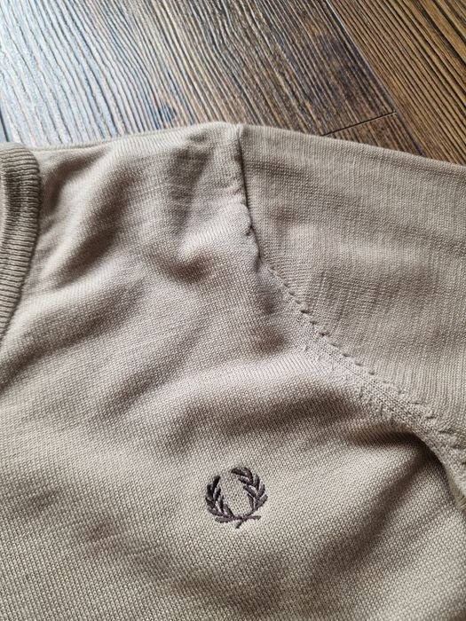 Страхотна мъжка блуза пуловер FRED PERRY размер S