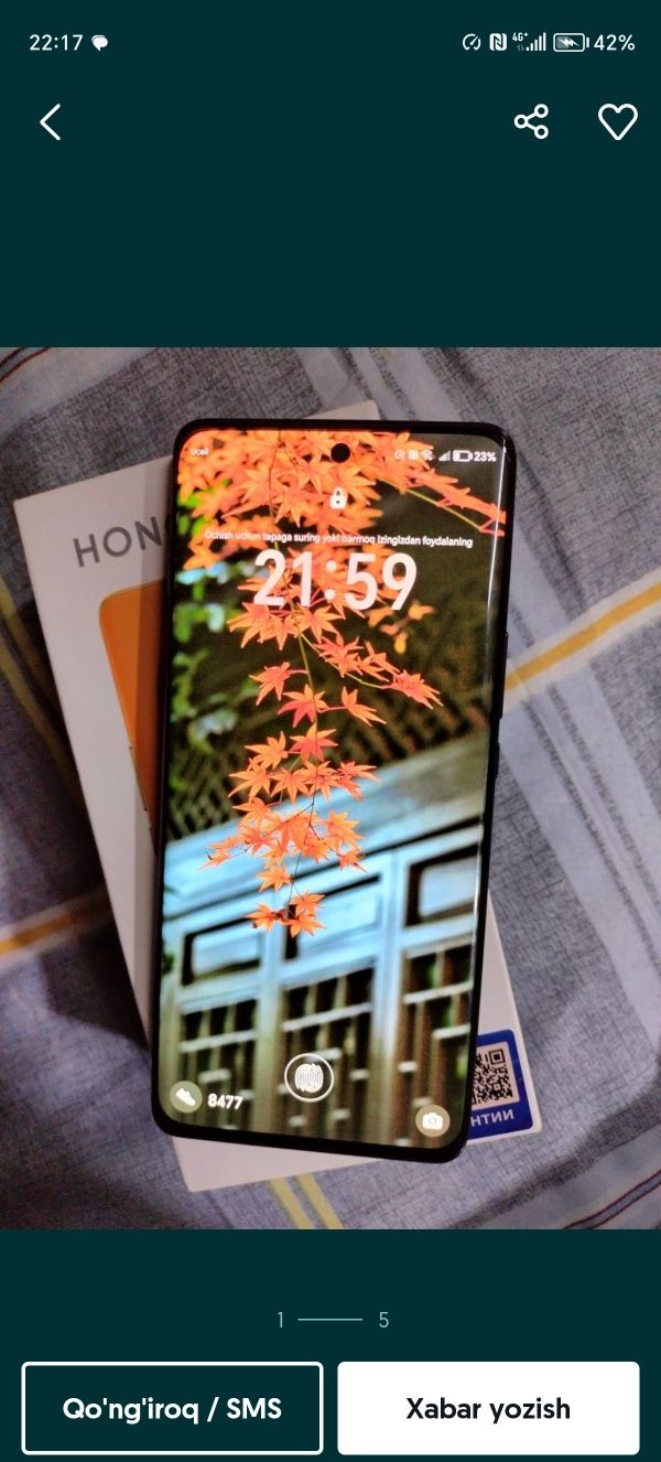 Honor x 9 b  8 /256