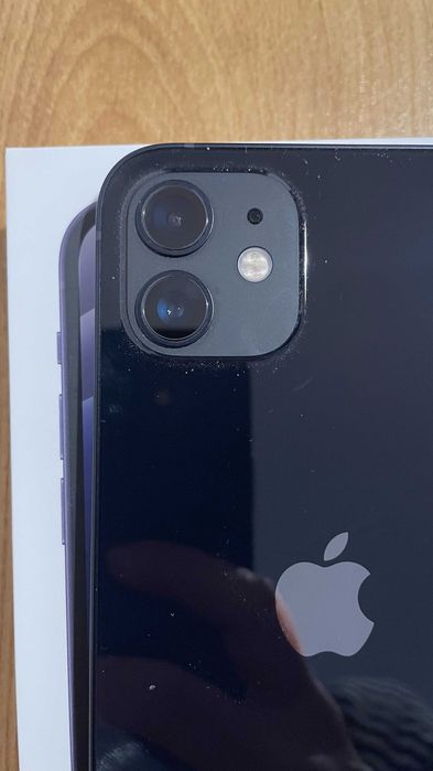 iPhone 12, black, 64 GB, 5G - Stare impecabilă, baterie 91%, cu cutie
