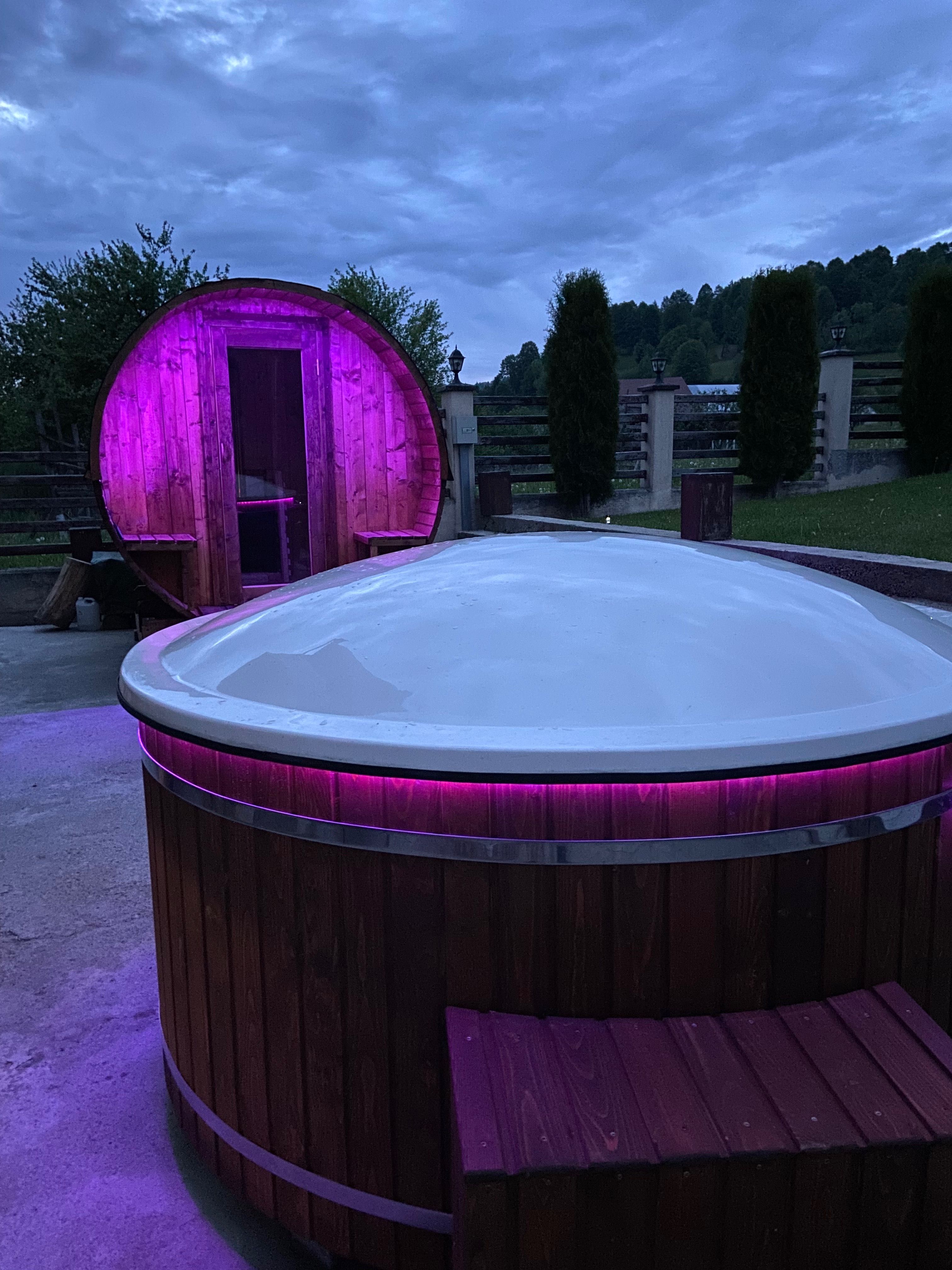 Pachet | Ansamblu SPA | ciubăr & sauna | STOC / COMANDA