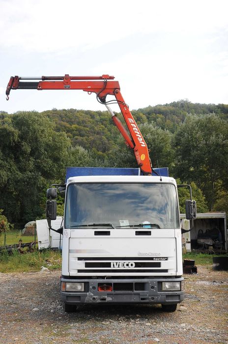 Camion cu macara+bena cu lift IVECO EuroCargo 75E15 2001 4.0TDi 150 CP