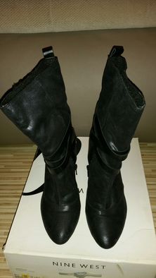 Cizme ghete dama imblanite Nine West model Beverlyann marimea 37