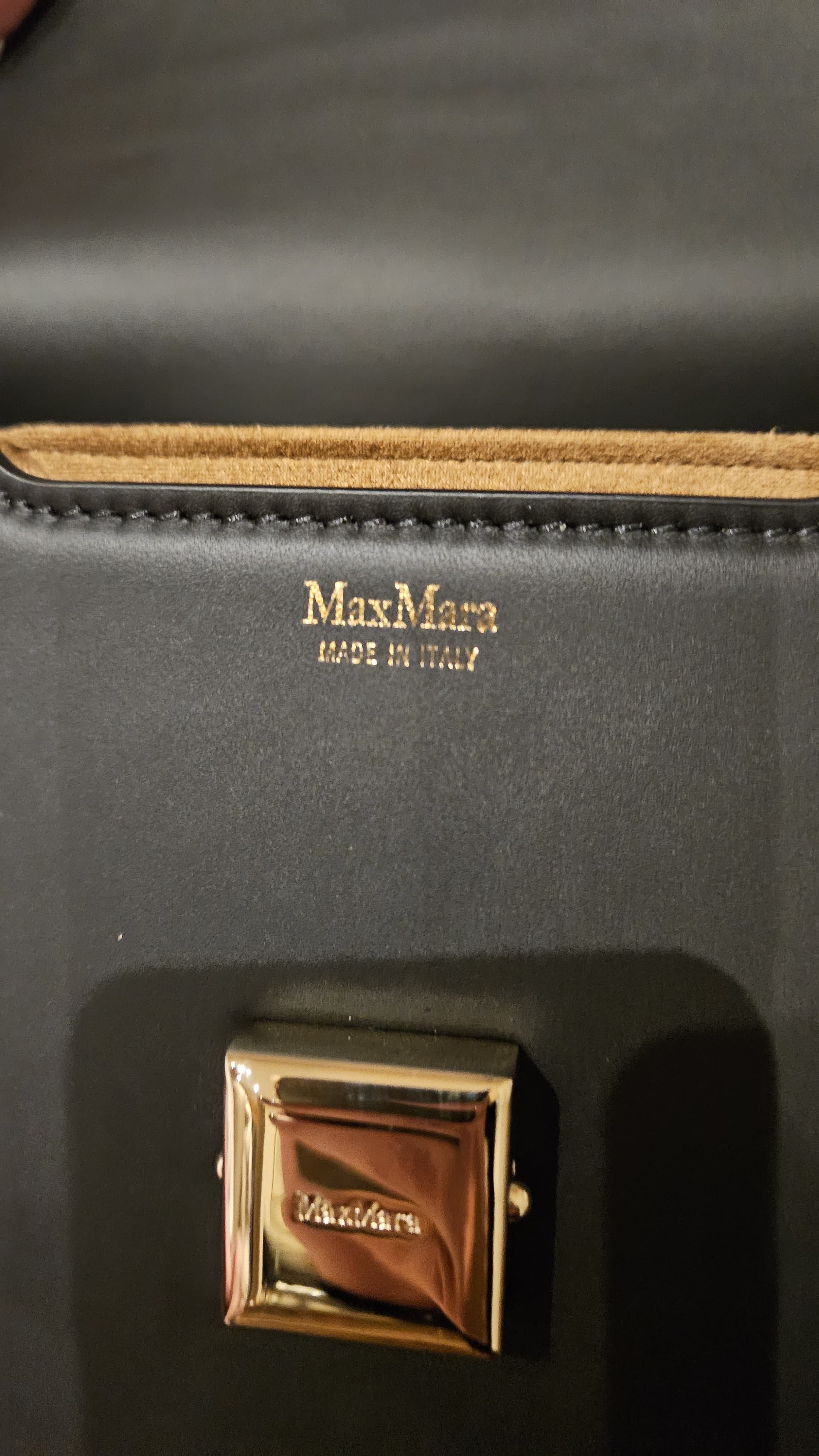Geanta Max Mara MM de piele, noua, cu eticheta