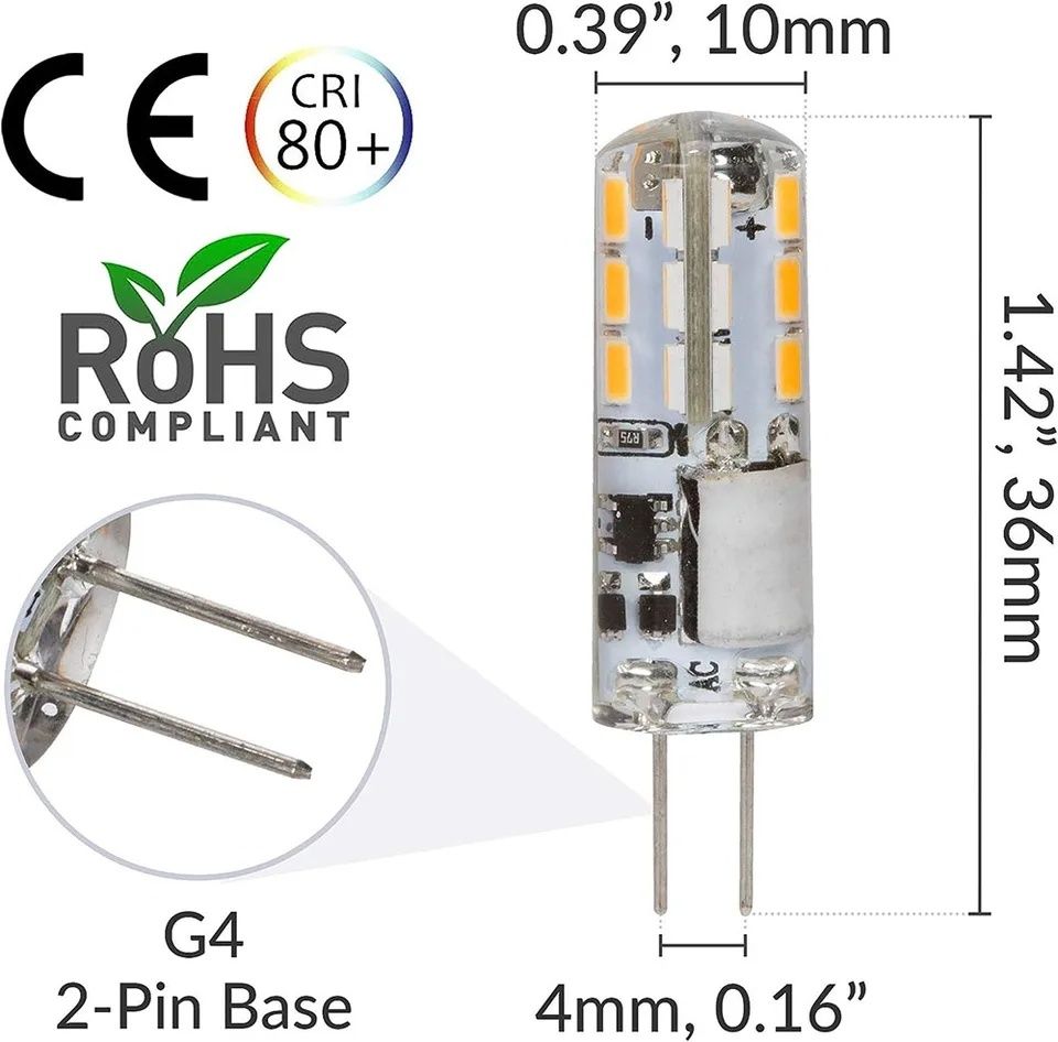 G4 led 3w 220v, лед лампа g4 3w 220v