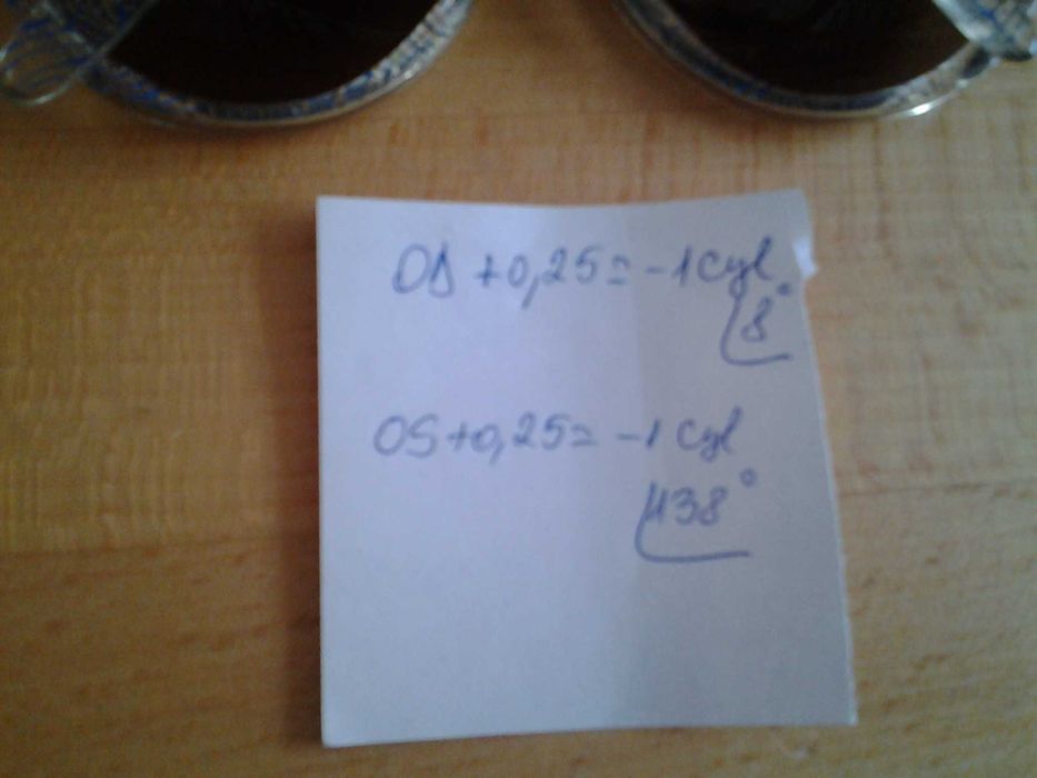 **Ochelari de vedere - soare (OD +0.25 OS + 0.25)