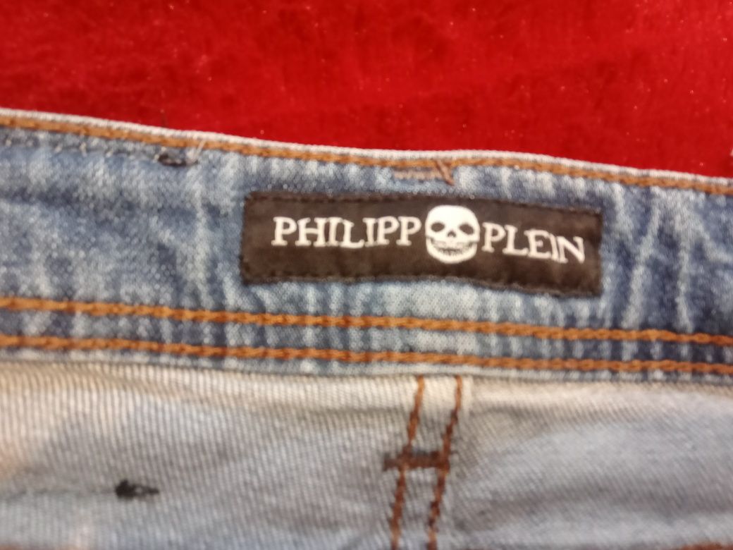 Philipp Plein-дънкови къси панталони размер-26-оригинални