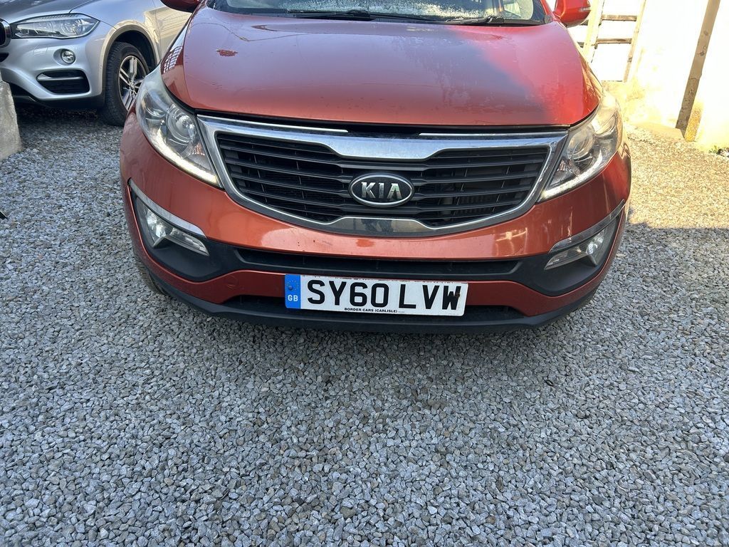 Bara fata Kia Sportage III 2010 - 2016 PORTOCALIU (1238) model fara spalatoare far