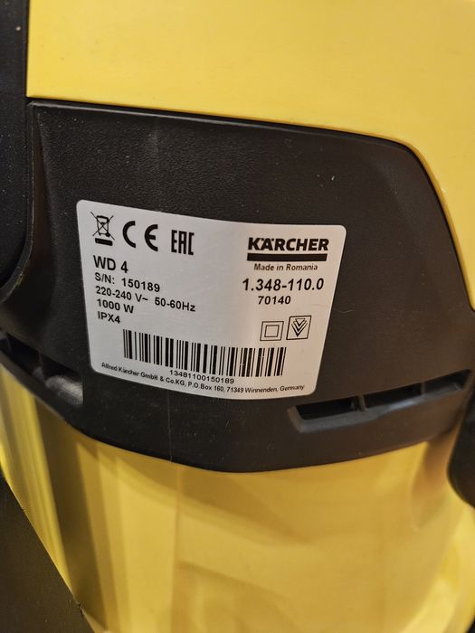 Vand aspirator Karcher WD4