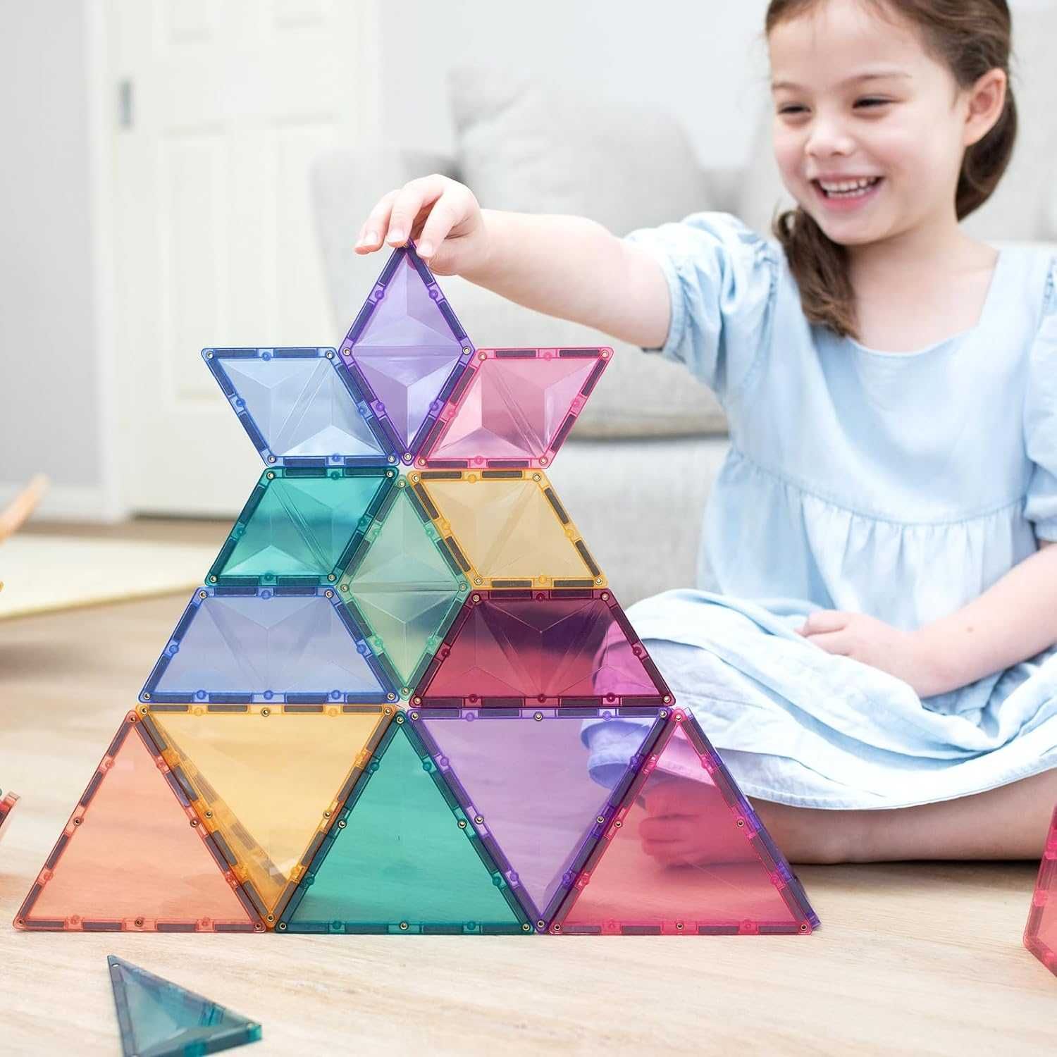 Магнитни блокове Connetix Pastel Shape Expansion Pack, 48 части