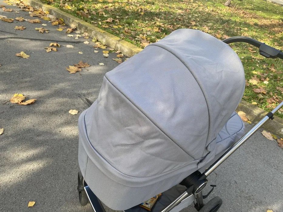 Комбинирана количка 3 в 1 Cangaroo, Silver