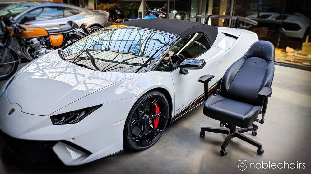 PREMIUM натур.КОЖА Noblechairs кресло руководителя офисное игровое