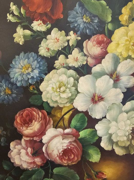 Tablou deosebit, pictat manual în ulei pe pânză,