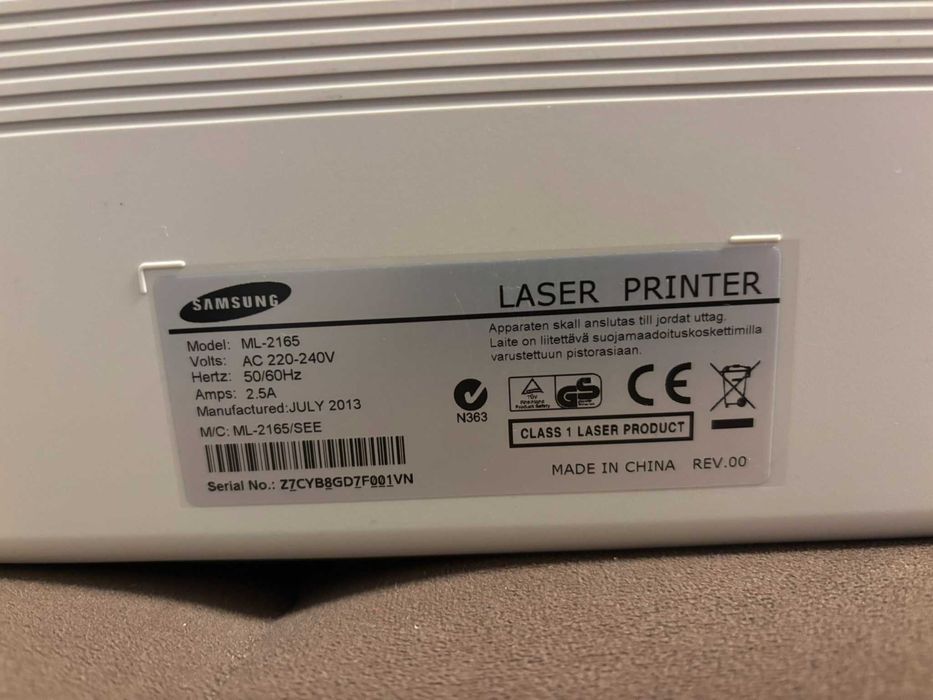 монохромен лазерен принтер Samsung ML-2165